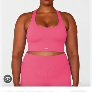 COMBINED LISTING: SETactive sportbody lollipop leggings (s) and crop top (m)